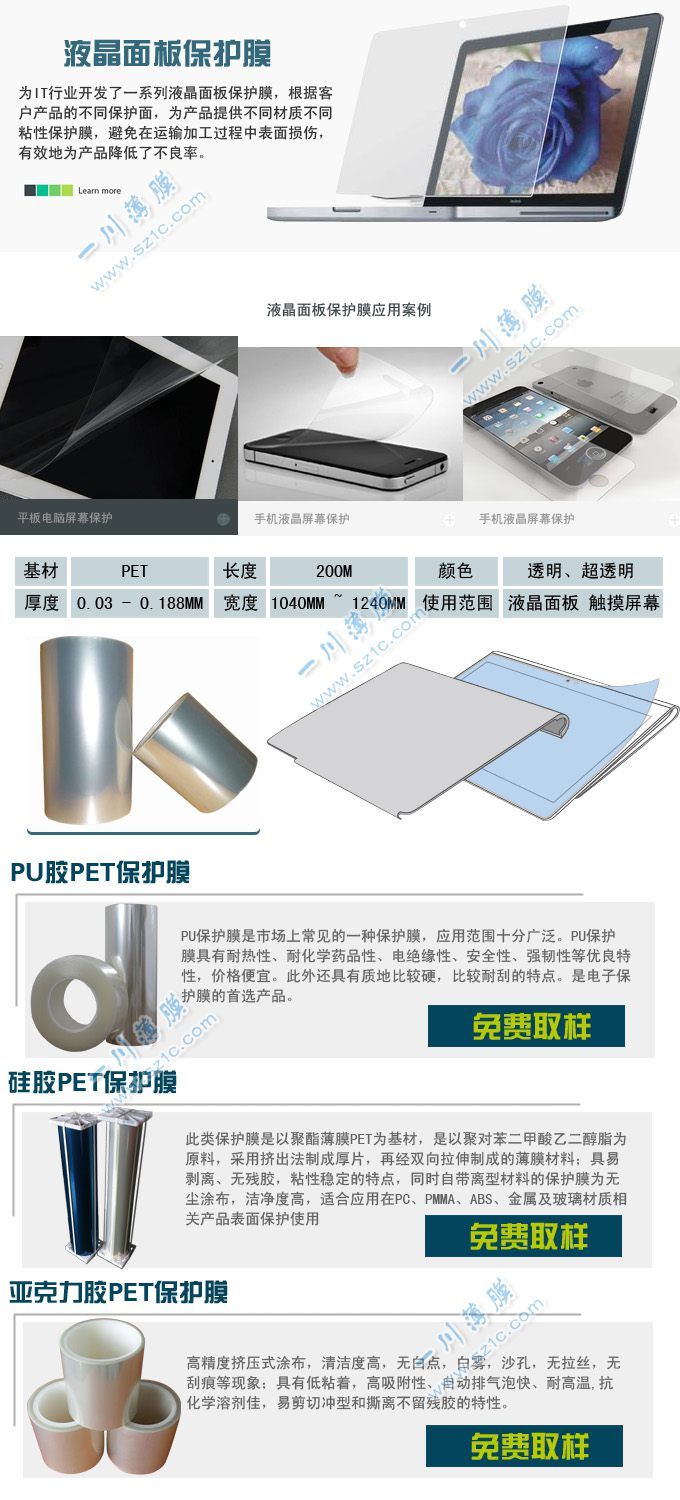 液晶麵板保護膜